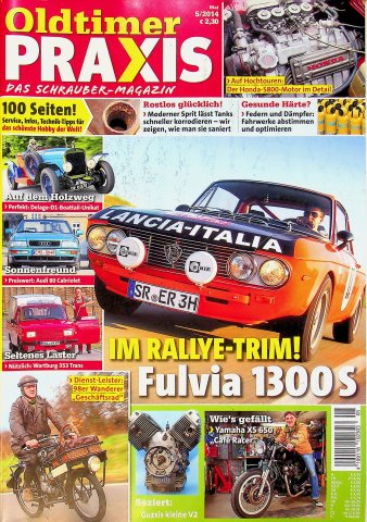 Deckblatt Oldtimer Praxis (05/2014)